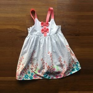 Penelope Mack | White Dress + Multicolor Flowers